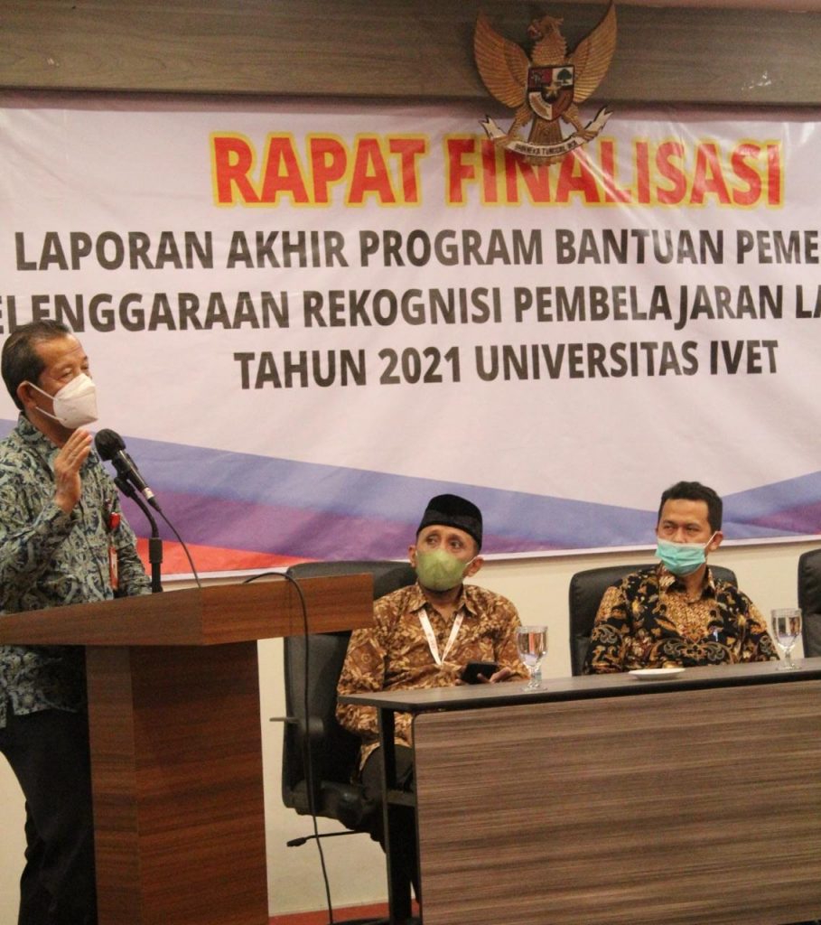 Universitas Ivet Menjadi Percontohan Perguruan Tinggi Lain Pengelolaan Hibah RPL Dari Kemdikbud Ristek RI