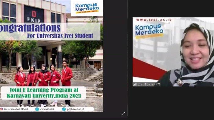 5 Mahasiswa Universitas Ivet Joint Class International Dengan Karnavati Univerversity India