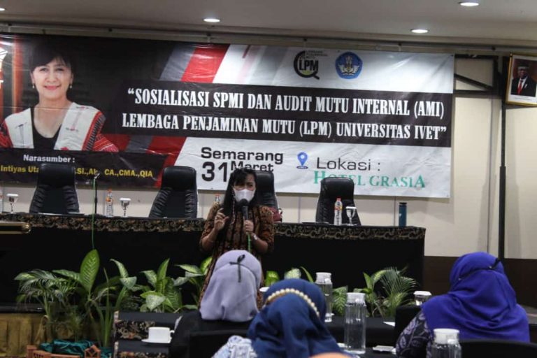 Meningkatan Mutu Perguruan Tinggi LPM Universitas Ivet Adakan Sosialisasi SPMI dan AMI
