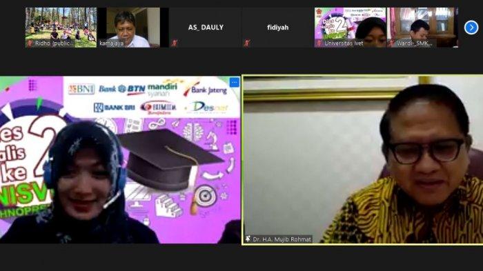 Universitas Ivet Adakan Webinar Pendidikan Vokasional dalam Rangkaian Dies Natalis Ke-2