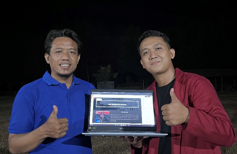 Bantu Pemerintah Desa, Mahasiswa KKN Tematik Universitas Ivet membuat aplikasi media pembelajaran desa wisata punjulharjo