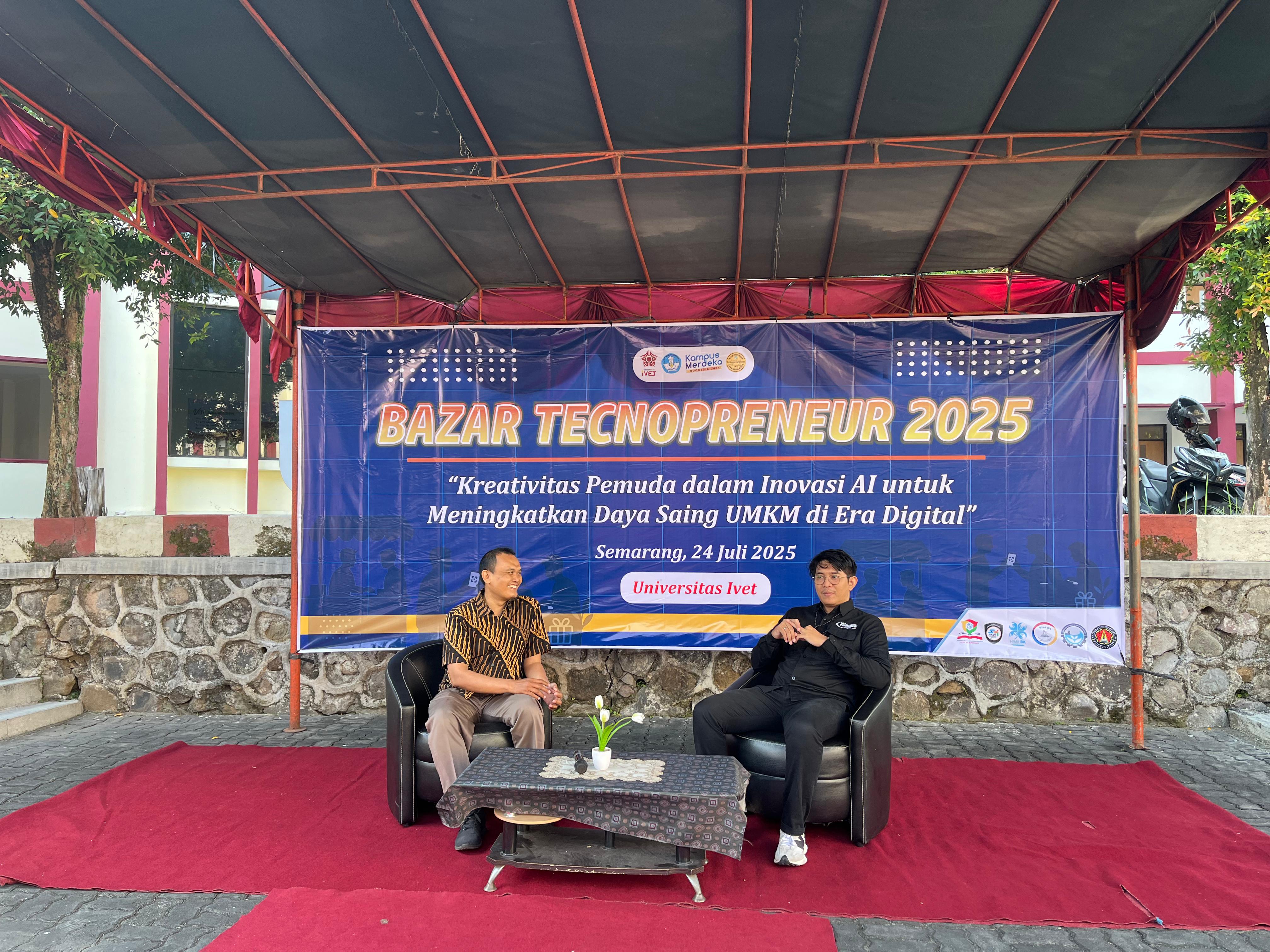 UNISVET GELAR BAZAR TECHNOPRENEUR 2025: KREATIVITAS PEMUDA HADIRKAN INOVASI AI UNTUK UMKM