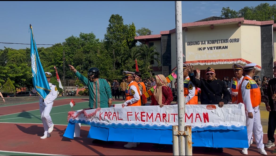 Parade Budaya Warnai Semarak HUT RI ke-80 di Unisvet Semarang