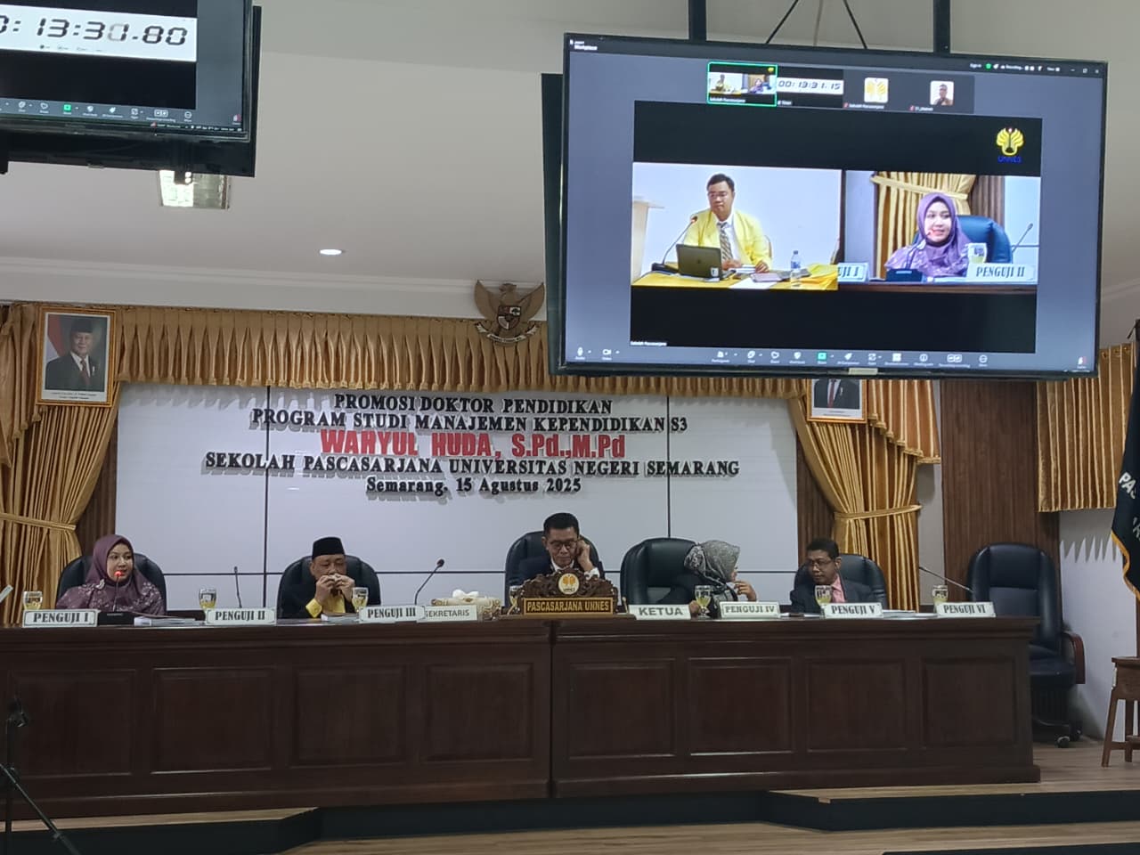 Rektor Unisvet Jadi Penguji Ujian Disertasi di Universitas Negeri Semarang
