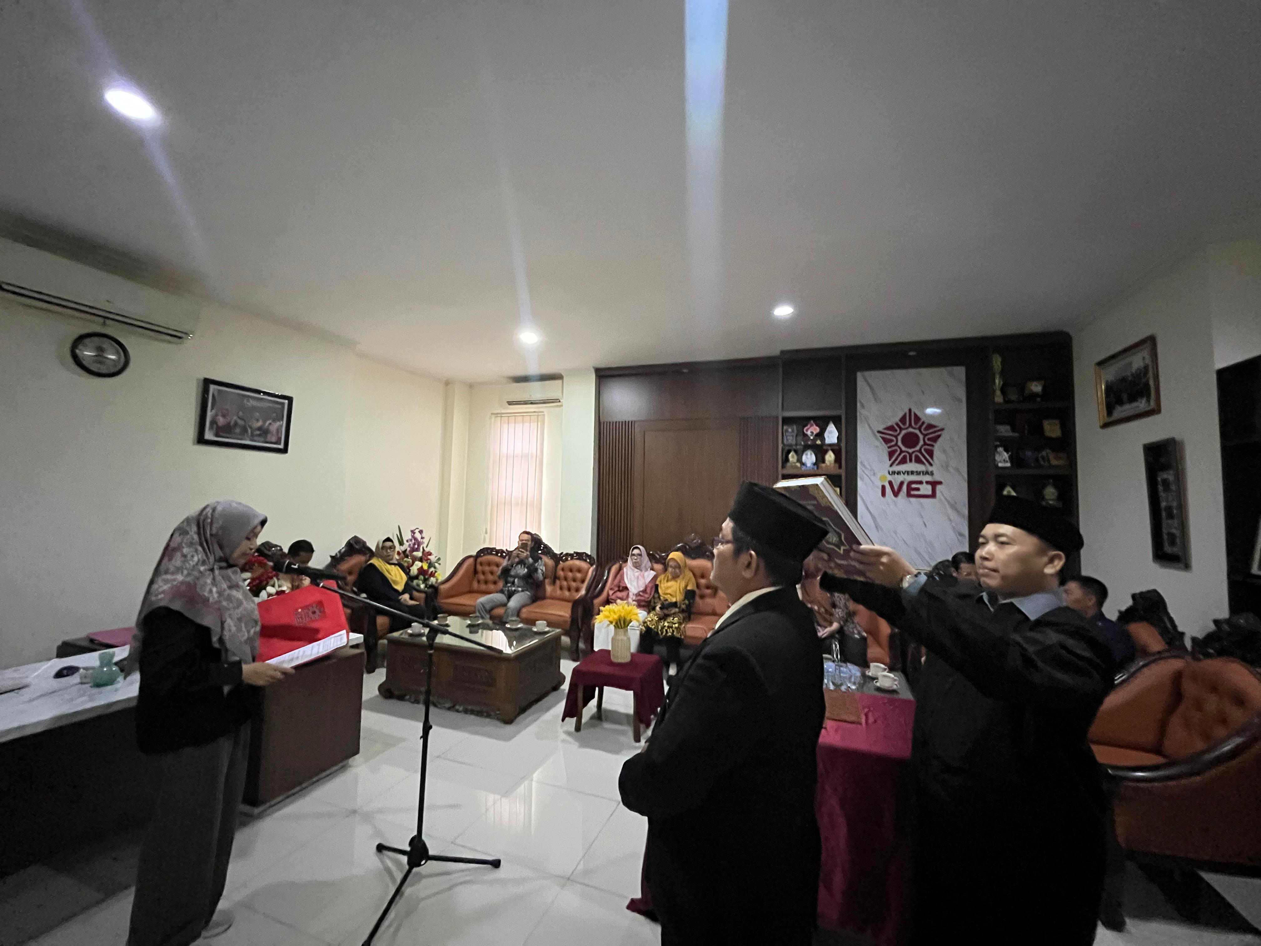 Pelantikan Kaprodi Program Pasca Sarjana Manajemen Pendidikan
